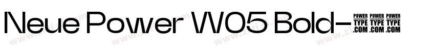 Neue Power W05 Bold字体转换